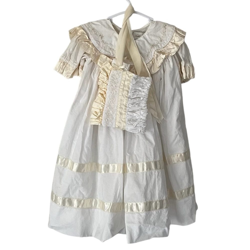 SOLD DO NOT BUY Strasburg Natalie Heirloom Dress With Bonnet Size 12 Months